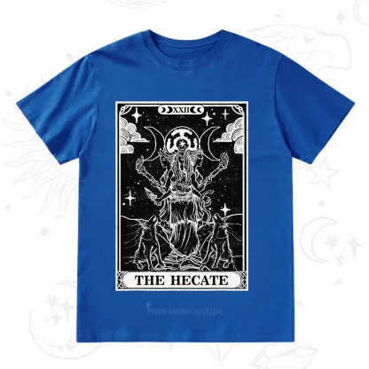 Purplehecate The Dark Moon Goddess Hecate Tarot T-Shirt