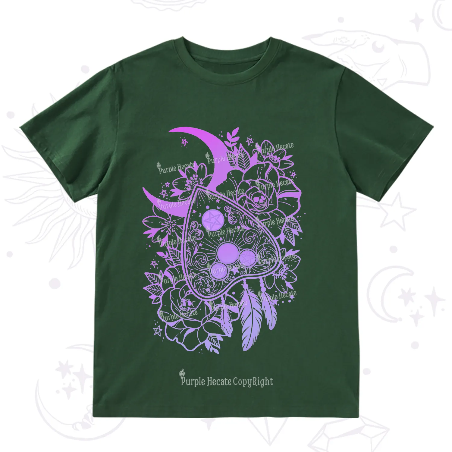 Purplehecate Neon Ouija T-Shirt