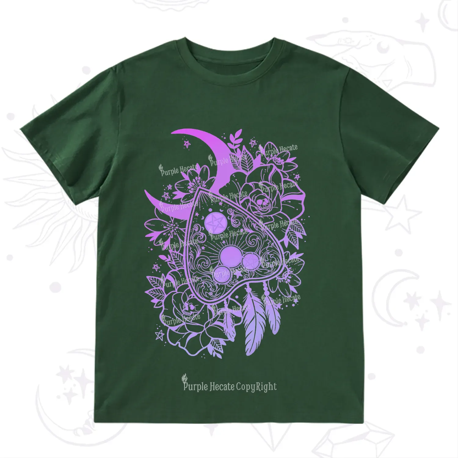 Purplehecate Neon Ouija T-Shirt