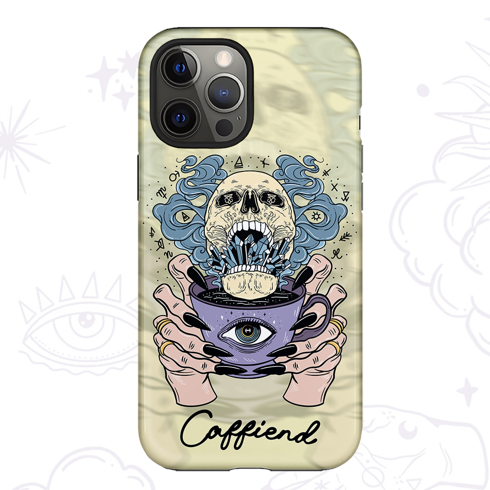Purplehecate Caffiend Collage Phone Case