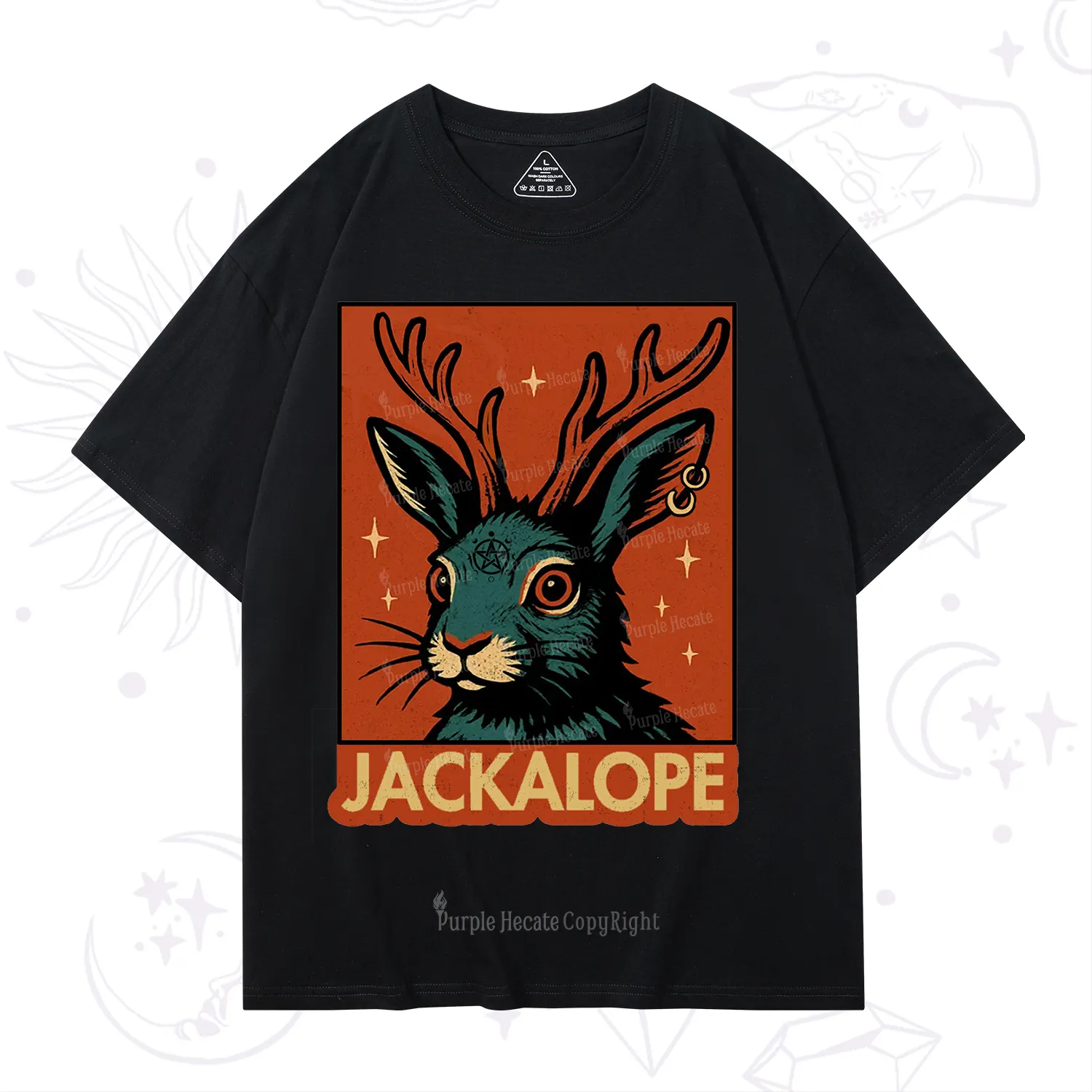 Purplehecate Funny Jackalope T-Shirt