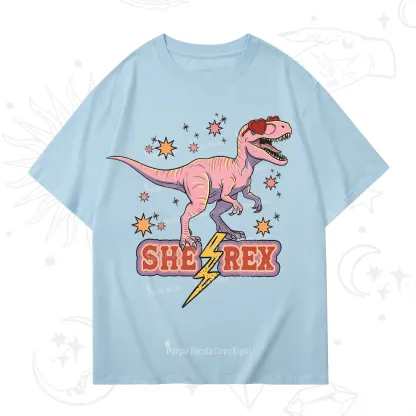 Purplehecate T Rex Dinosaur Girl T-Shirt