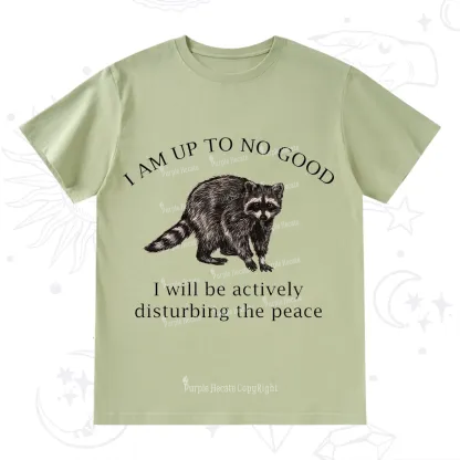 Purplehecate Trash Raccoon Backyard Wildlife T-Shirt