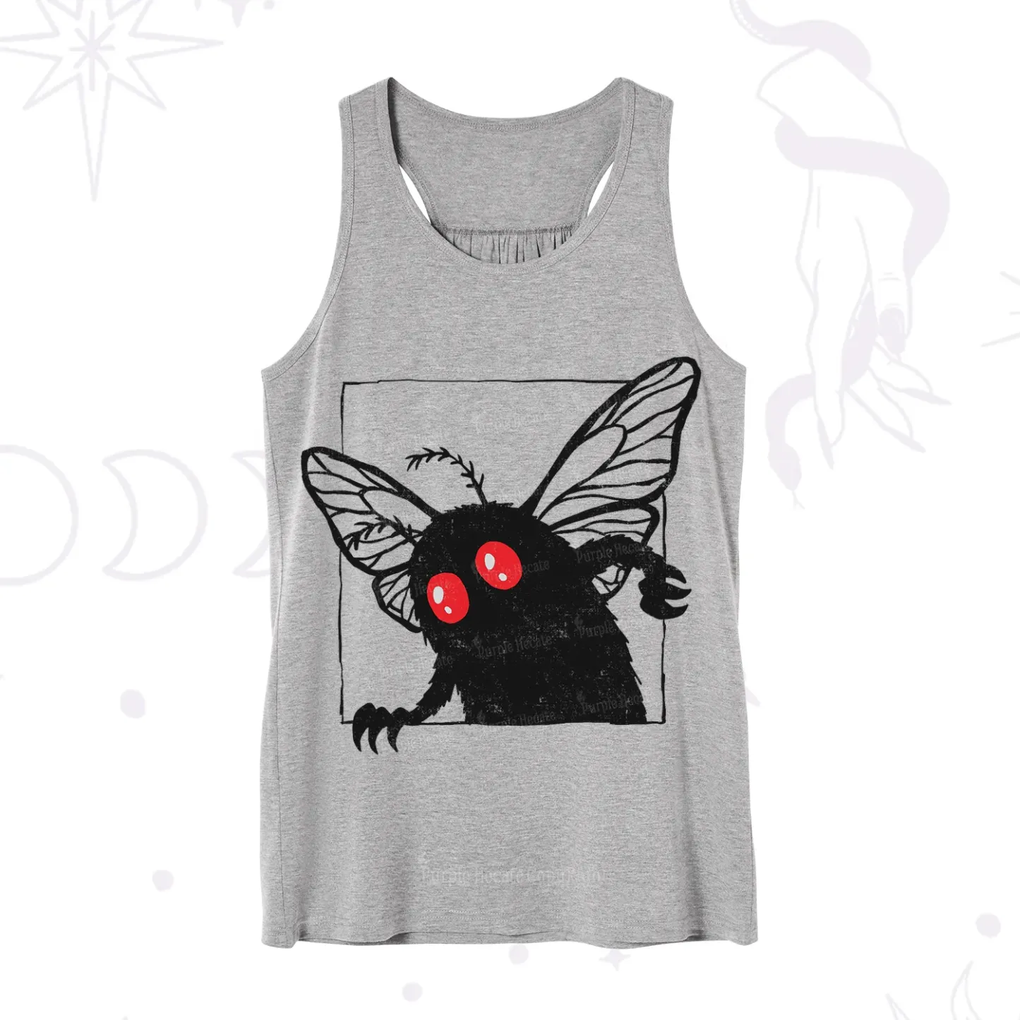 Purplehecate The Curious Mothman Tank