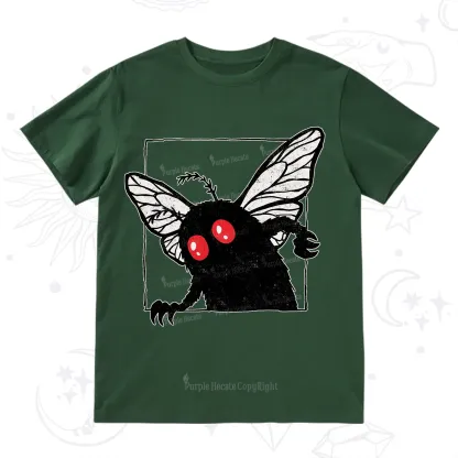 Purplehecate The Curious Mothman T-Shirt