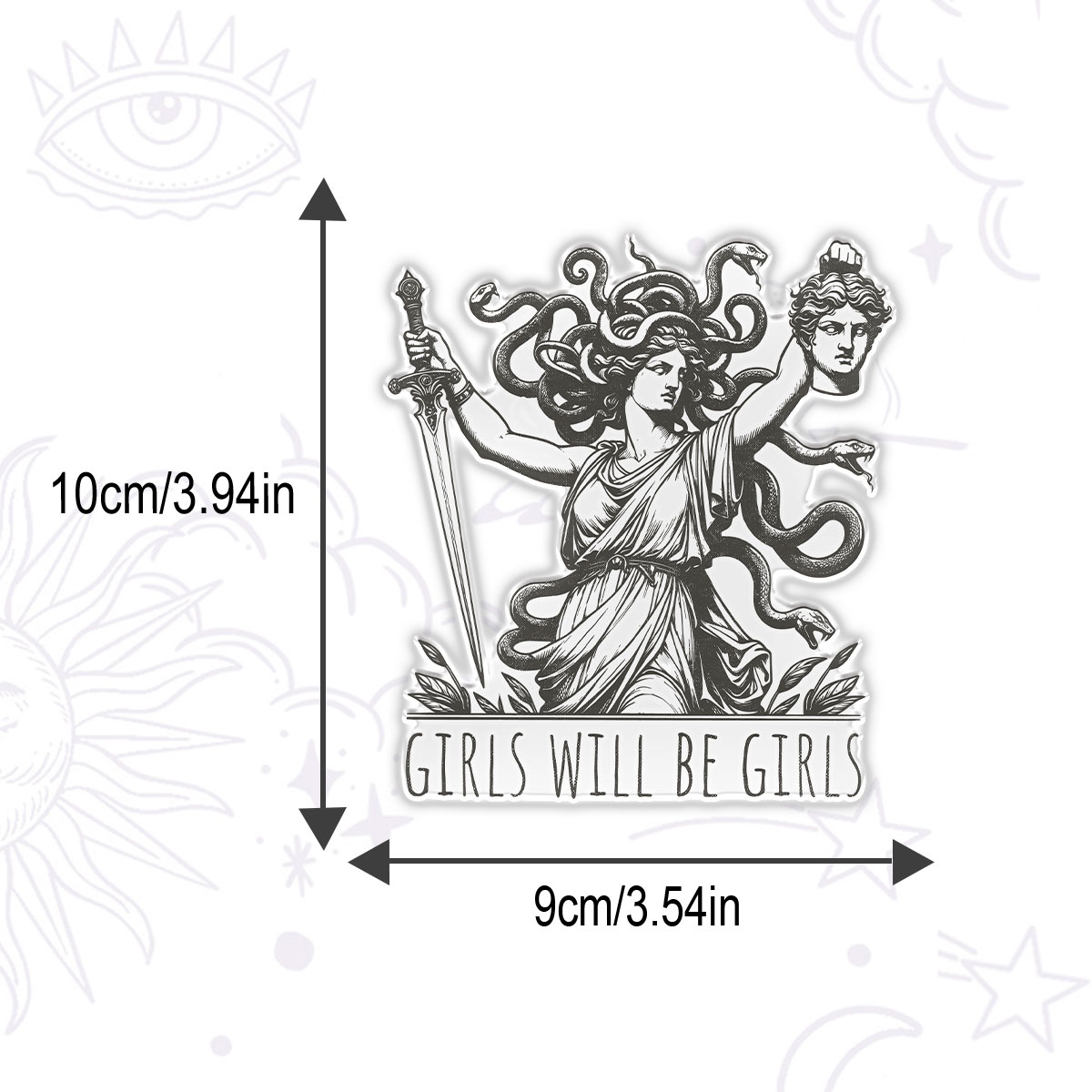 Purplehecate Girls Will Be Girls Medusa Magnet