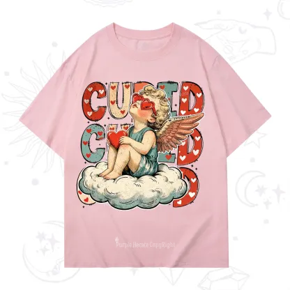 Purplehecate Retro Cupid Vibes Valentine T-Shirt