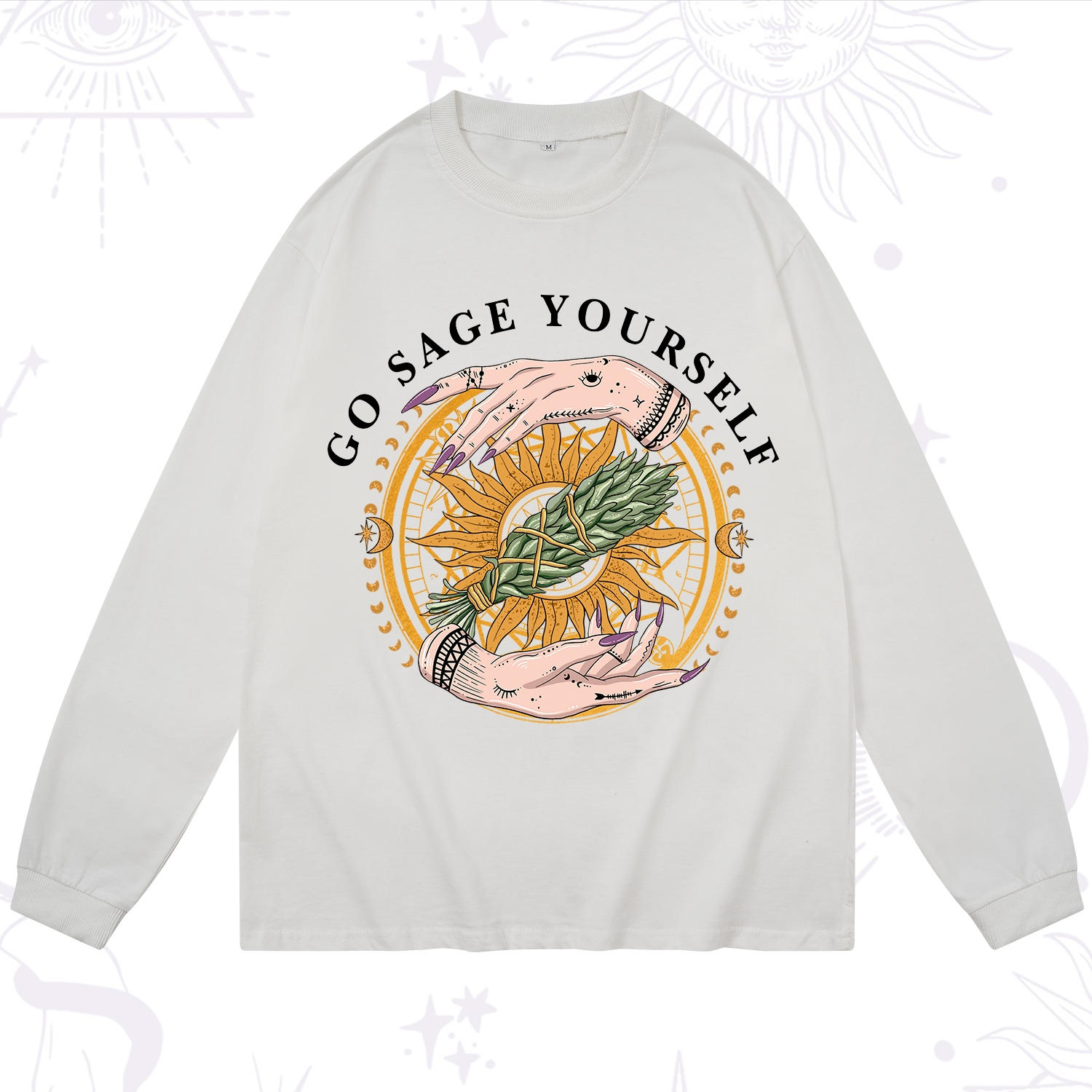Purplehecate Sage Your Spirit Long Sleeve T-Shirt