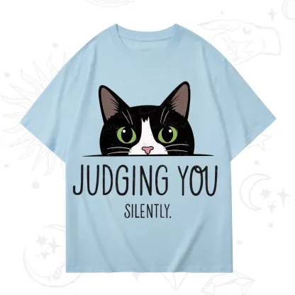 Purplehecate Cute Cat Judging You Silently T-Shirt