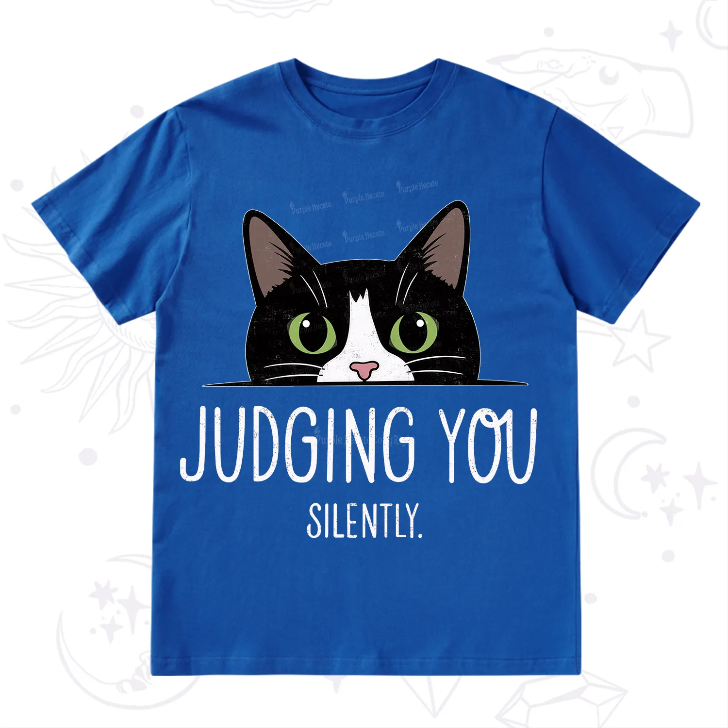 Purplehecate Cute Cat Judging You Silently T-Shirt