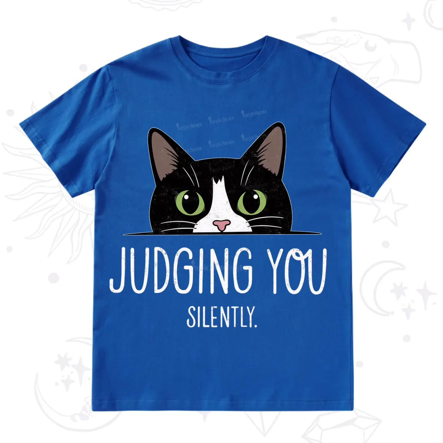 Purplehecate Cute Cat Judging You Silently T-Shirt