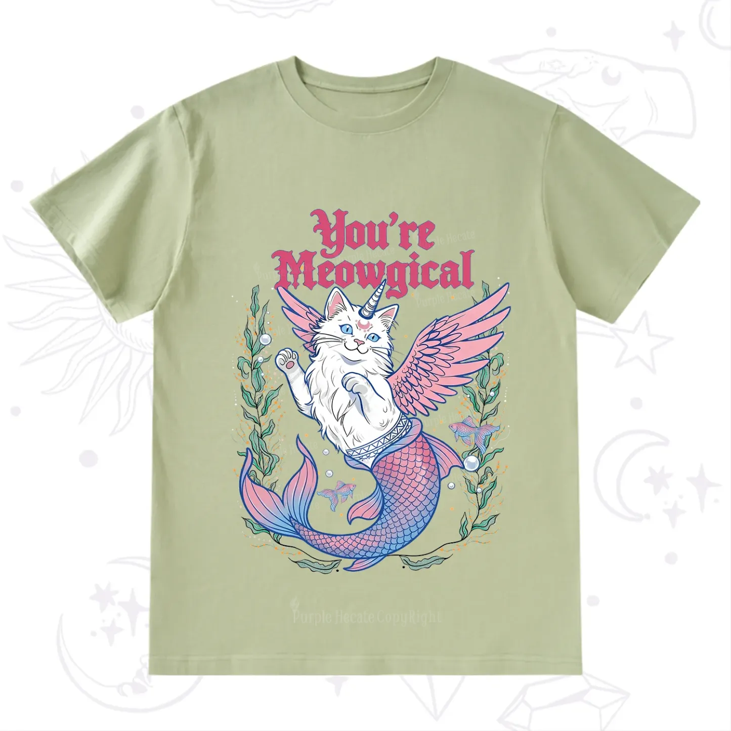 Purplehecate You're Meowgical T-Shirt