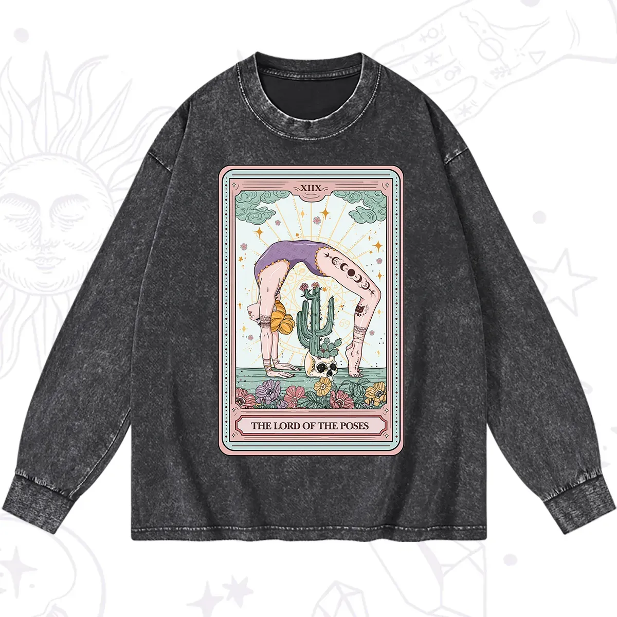Purplehecate The Lord Of The Poses Tarot Long Sleeve T-Shirt