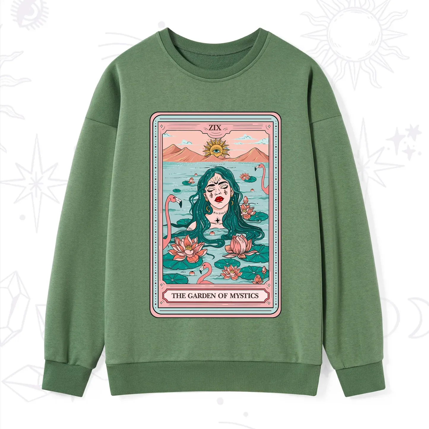 Purplehecate The Garden Of Mystics Tarot Sweatshirt