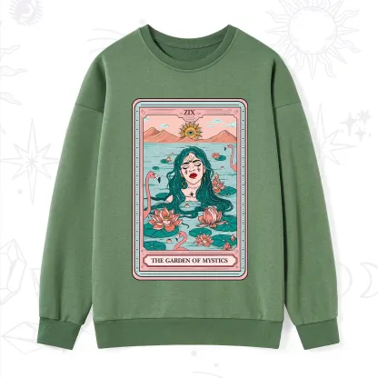 Purplehecate The Garden Of Mystics Tarot Sweatshirt