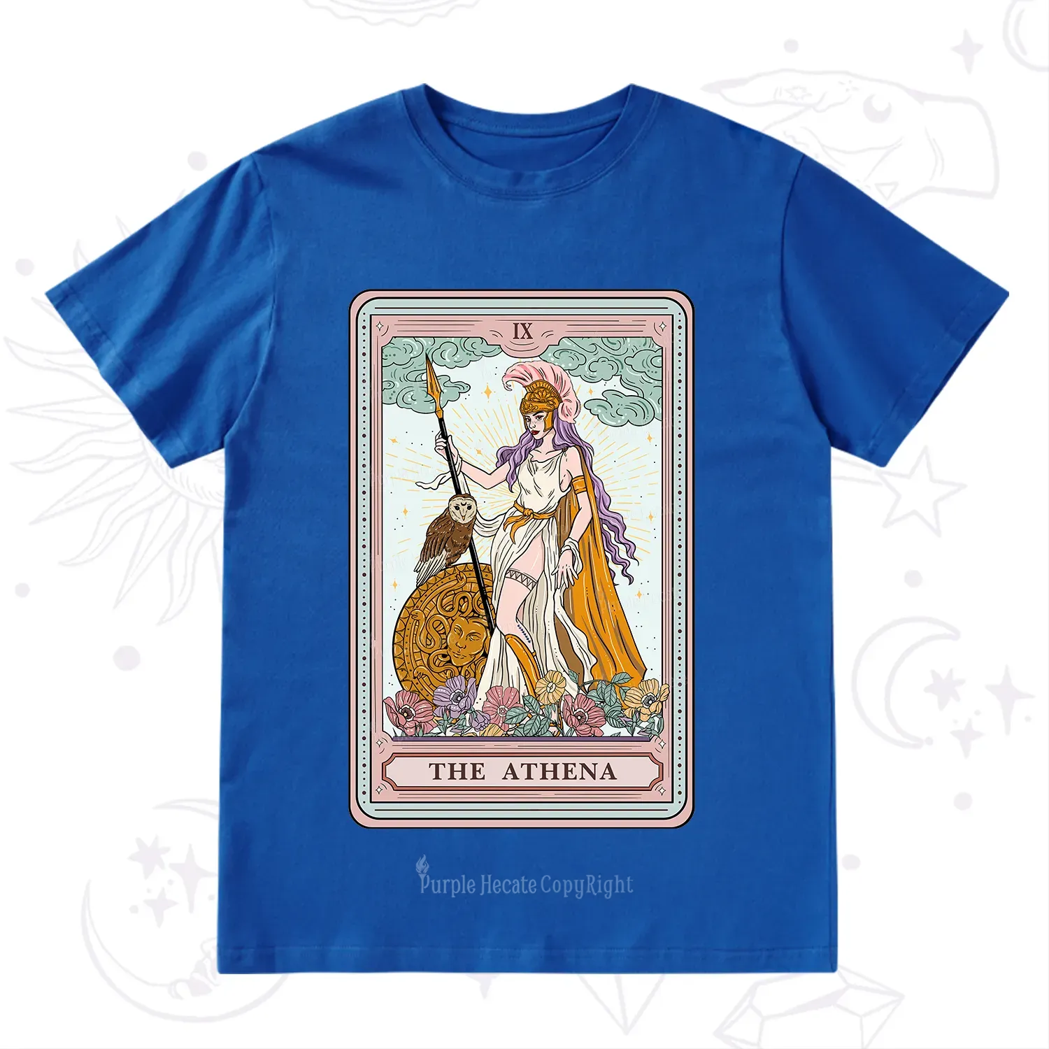 Purplehecate The Athena Tarot T-Shirt