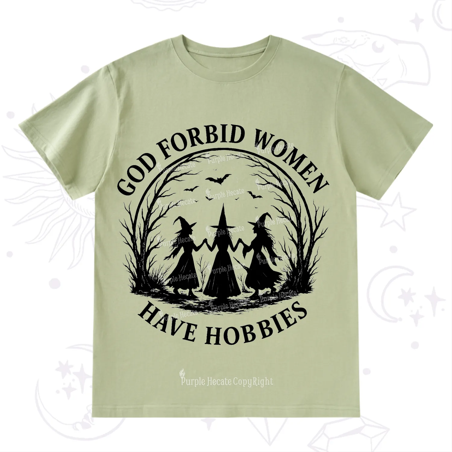 Purplehecate God Forbid Women Have Hobbies T-Shirt