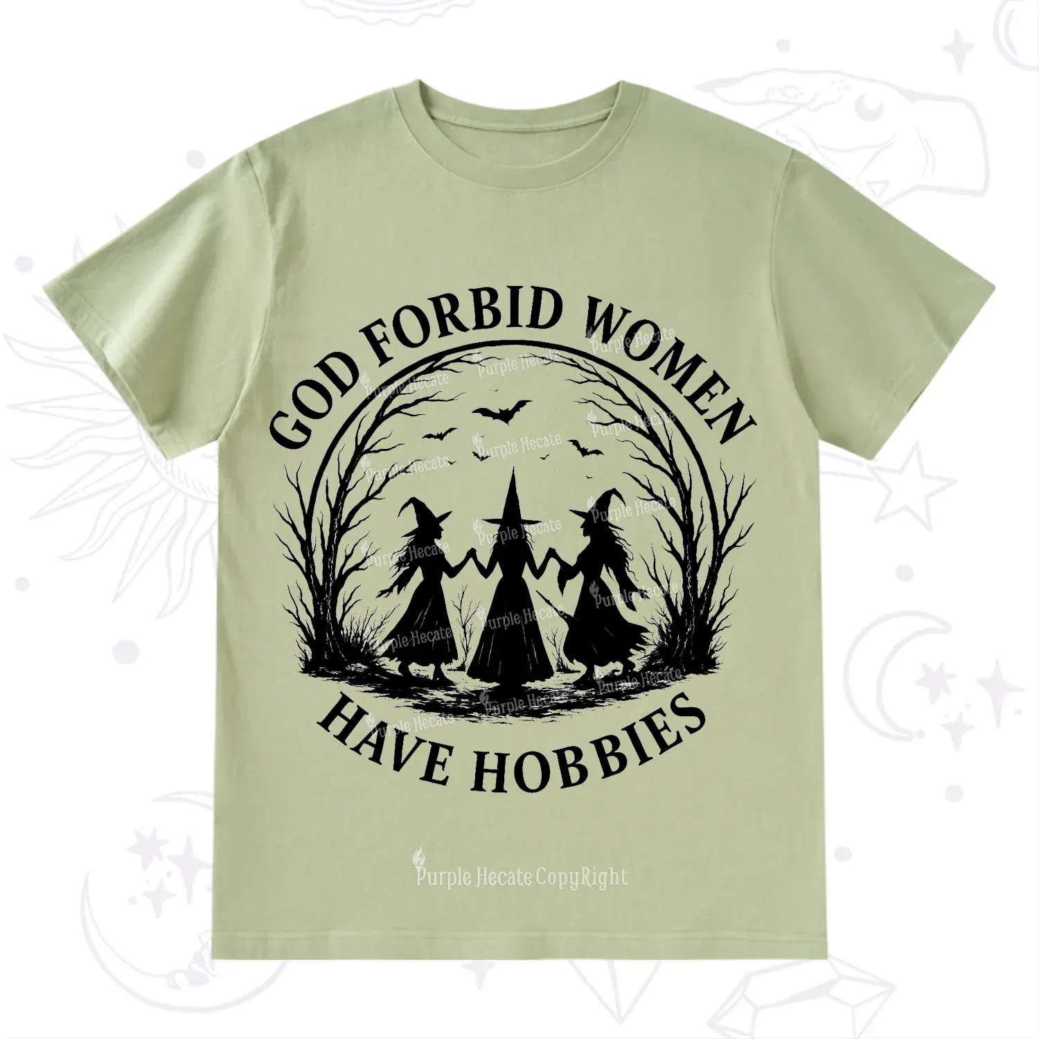 Purplehecate God Forbid Women Have Hobbies T-Shirt