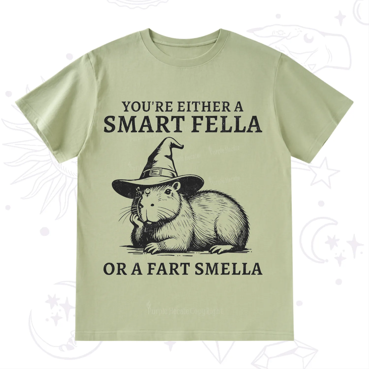 Purplehecate You're Either A Smart Fella or a Smart Fella T-Shirt