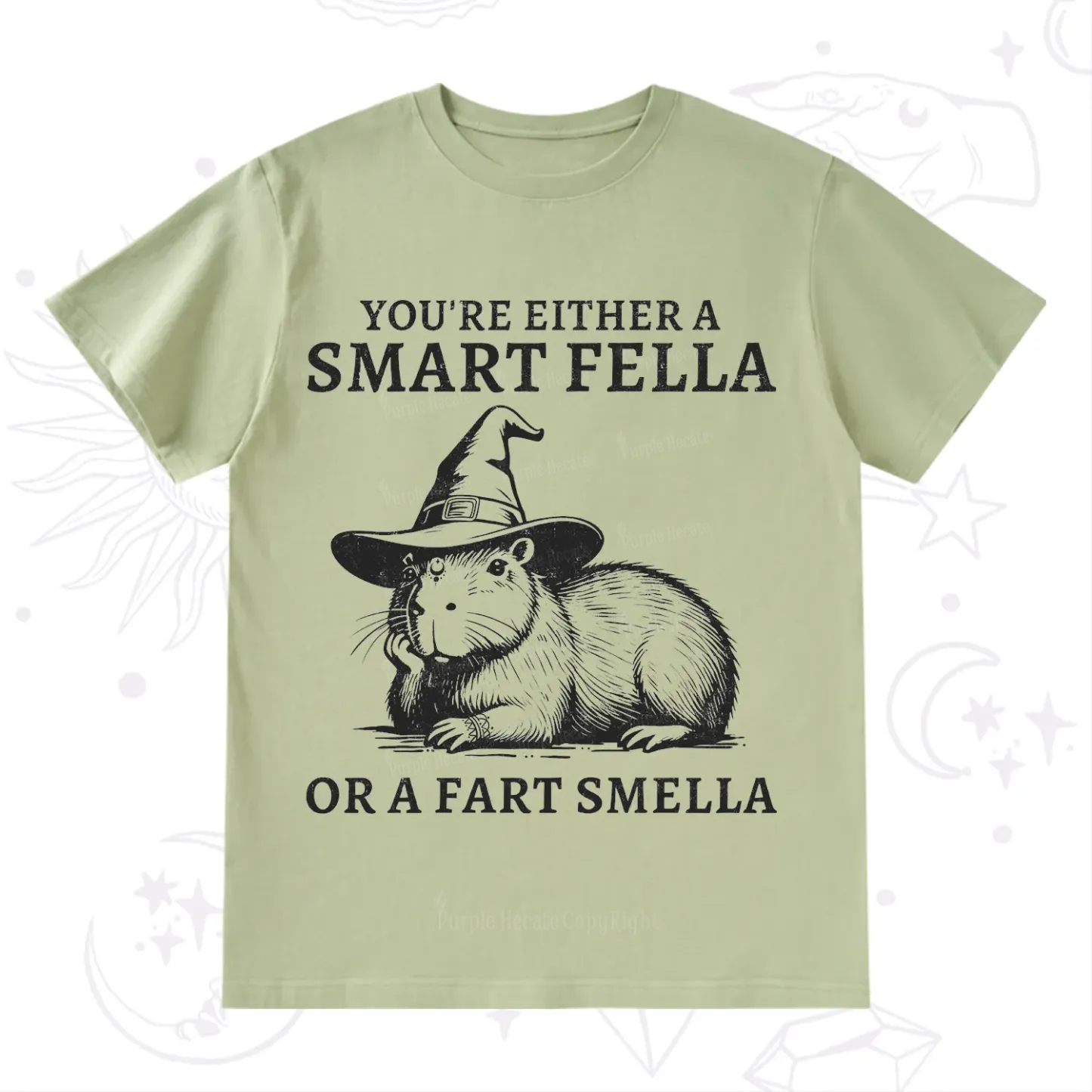 Purplehecate You're Either A Smart Fella or a Smart Fella T-Shirt