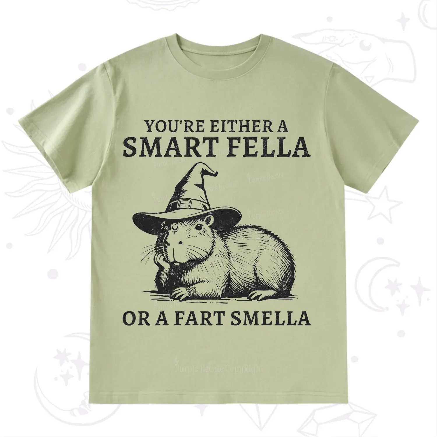 Purplehecate You're Either A Smart Fella or a Smart Fella T-Shirt