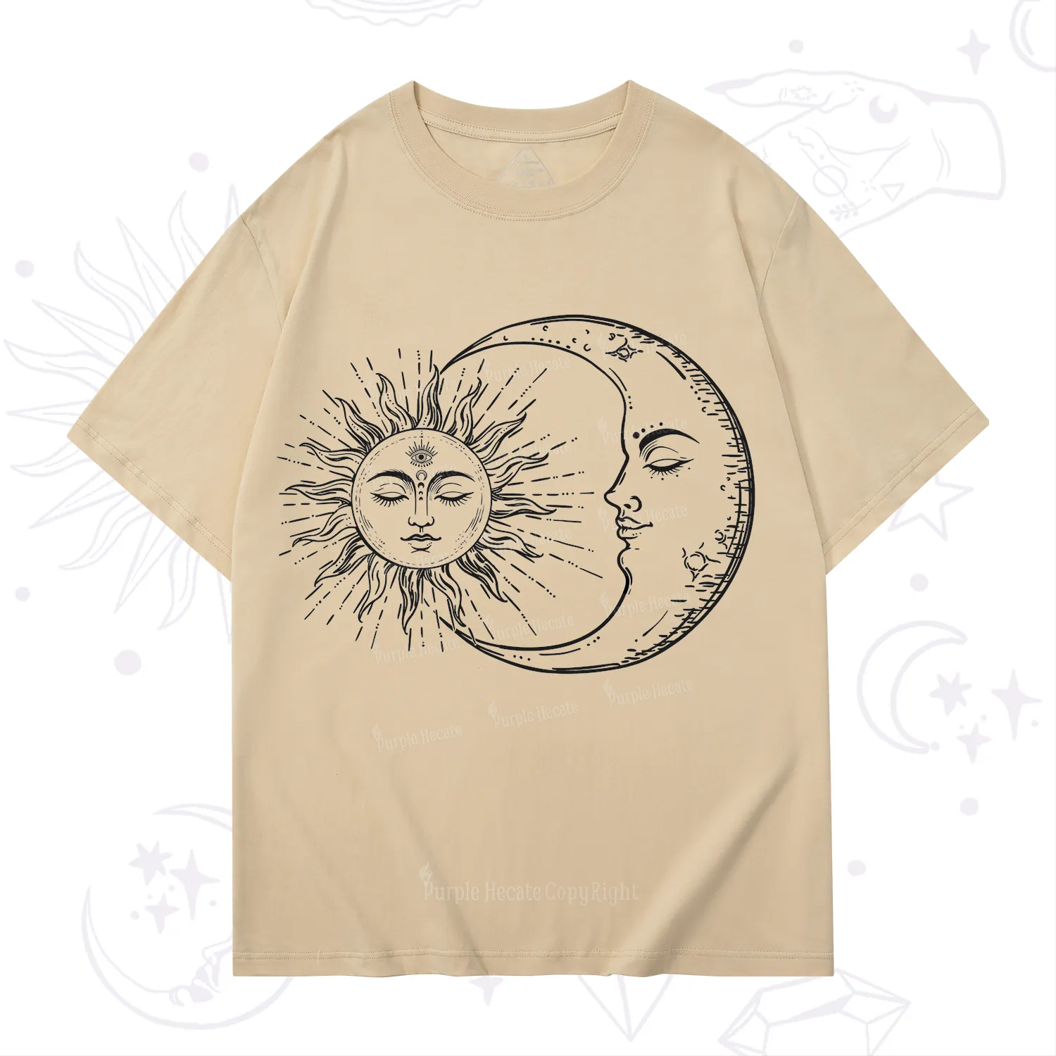 Purplehecate The Moon And The Sun T-Shirt