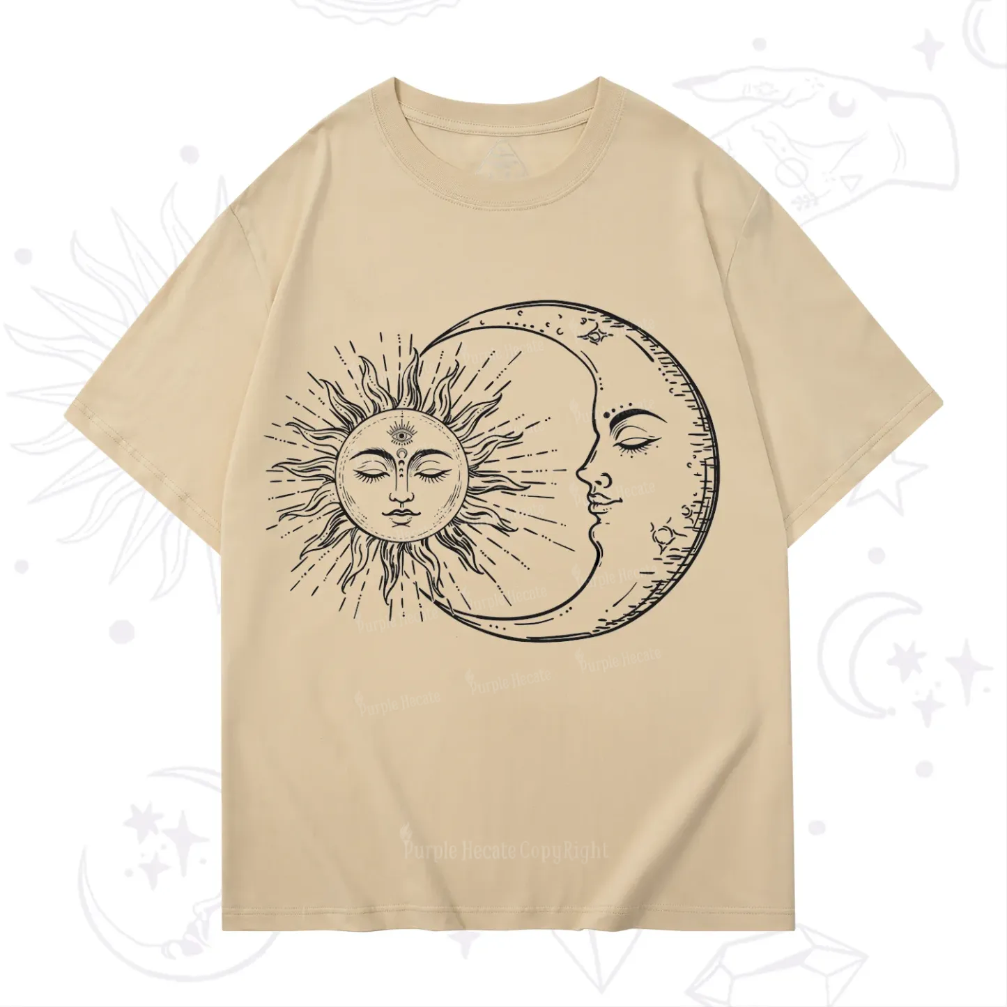 Purplehecate The Moon And The Sun T-Shirt