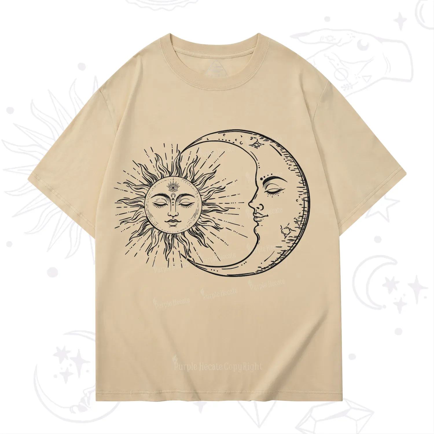 Purplehecate The Moon And The Sun T-Shirt