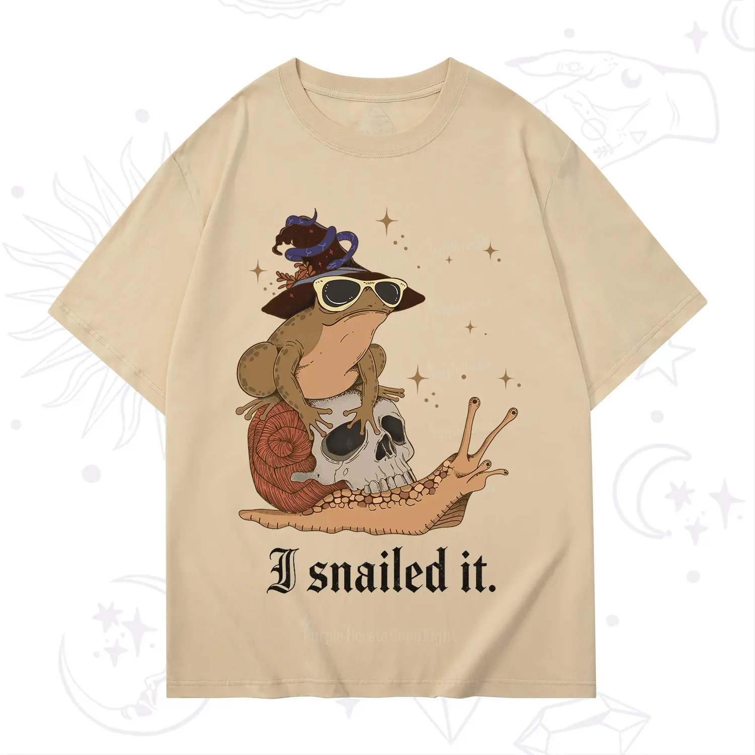 Purplehecate I Snailed It T-Shirt