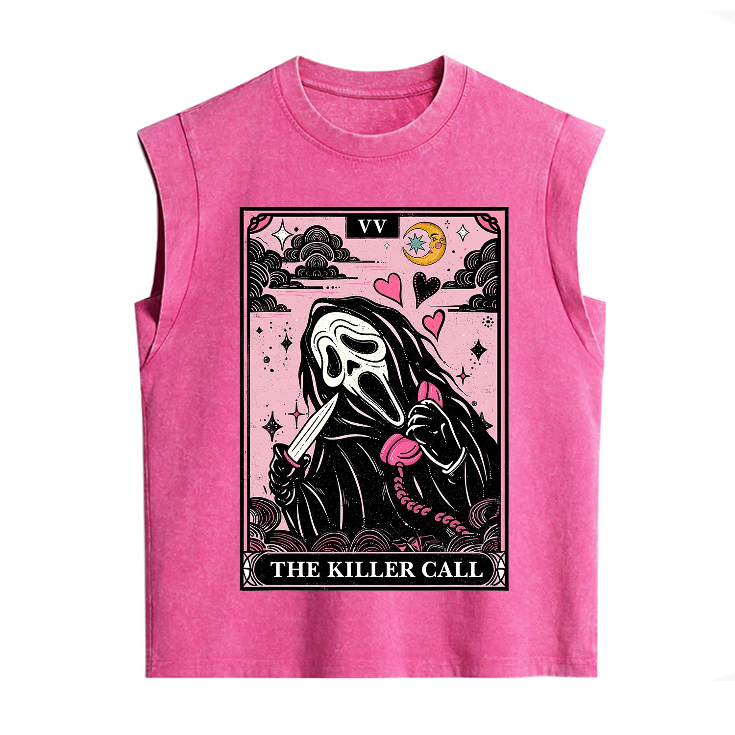 Purplehecate The Killer Call Tarot Vintage Washed Tank