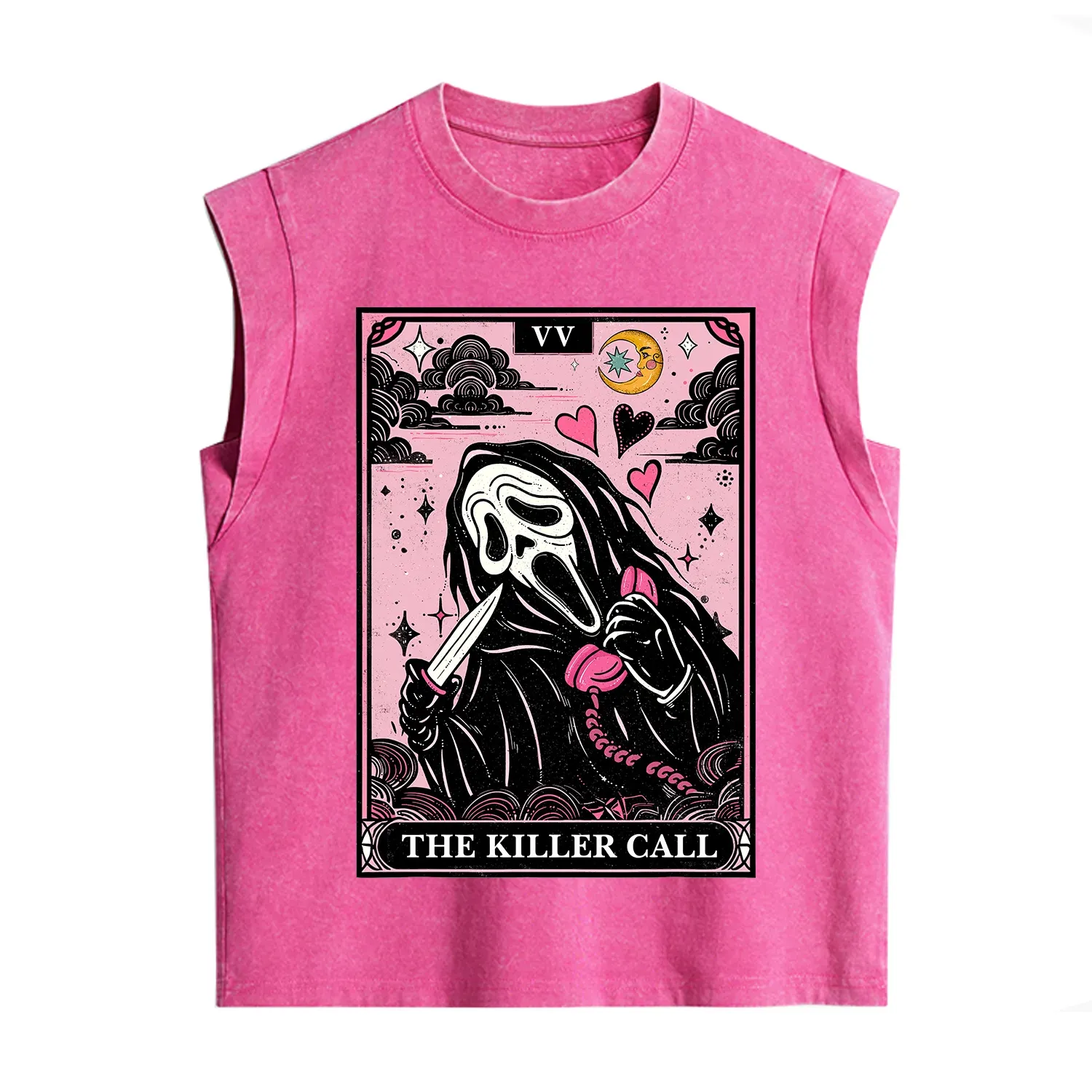 Purplehecate The Killer Call Tarot Vintage Washed Tank