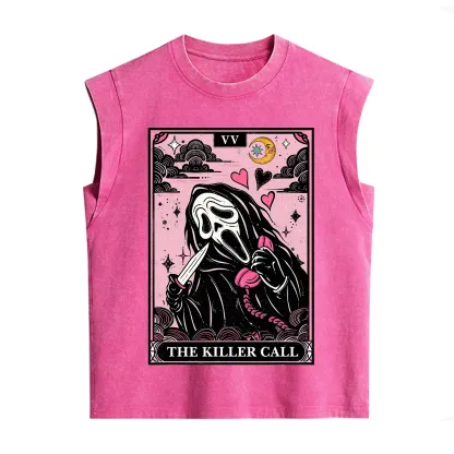 Purplehecate The Killer Call Tarot Vintage Washed Tank