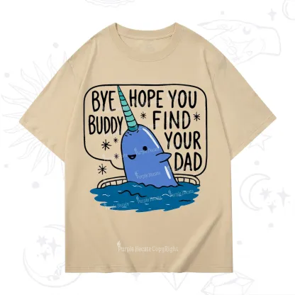 Purplehecate Good Luck Buddy Whale Christmas T-Shirt