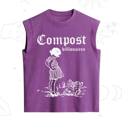 Purplehecate Compost the Greed Vintage Washed Tank