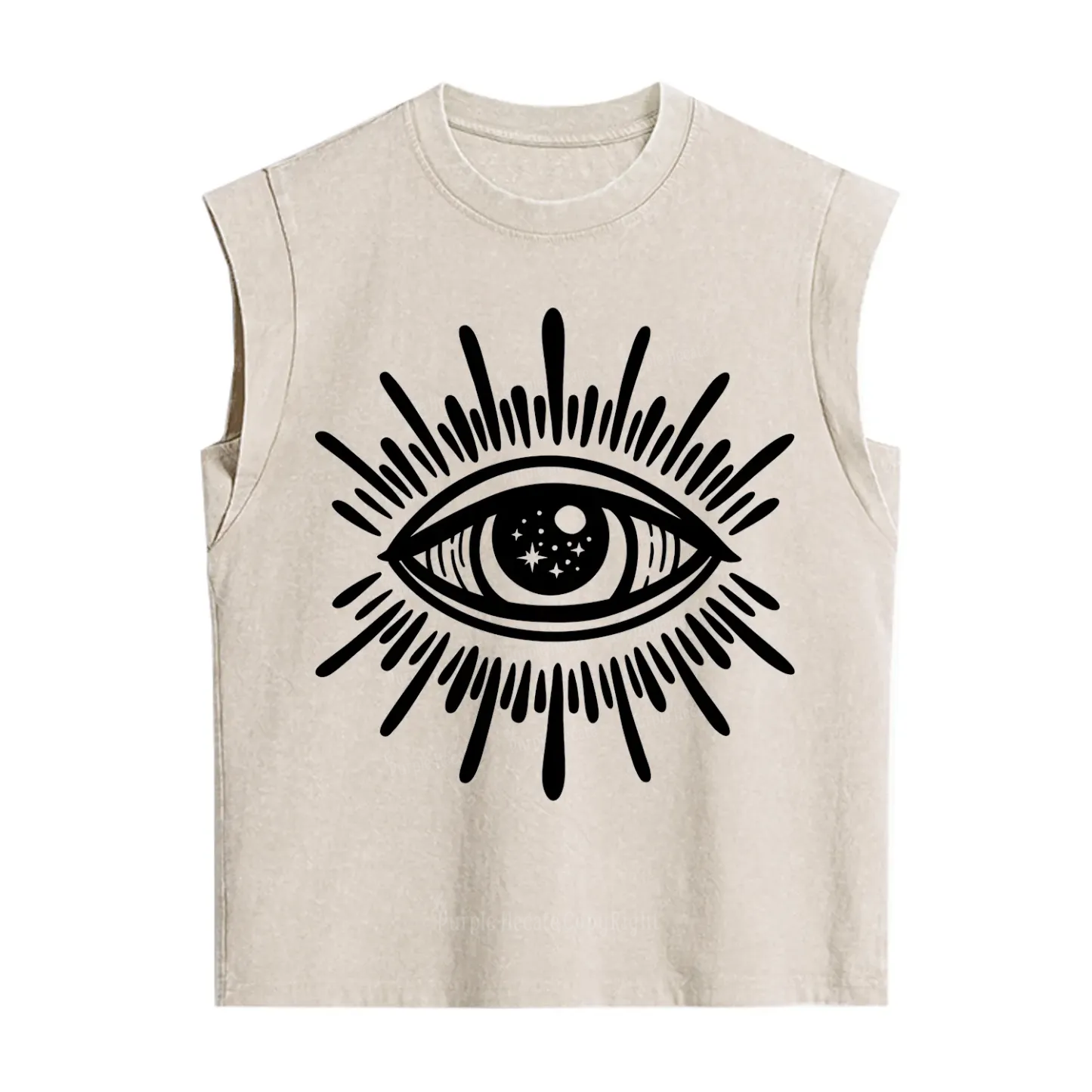 Purplehecate Evil Eye Vintage Washed Tank