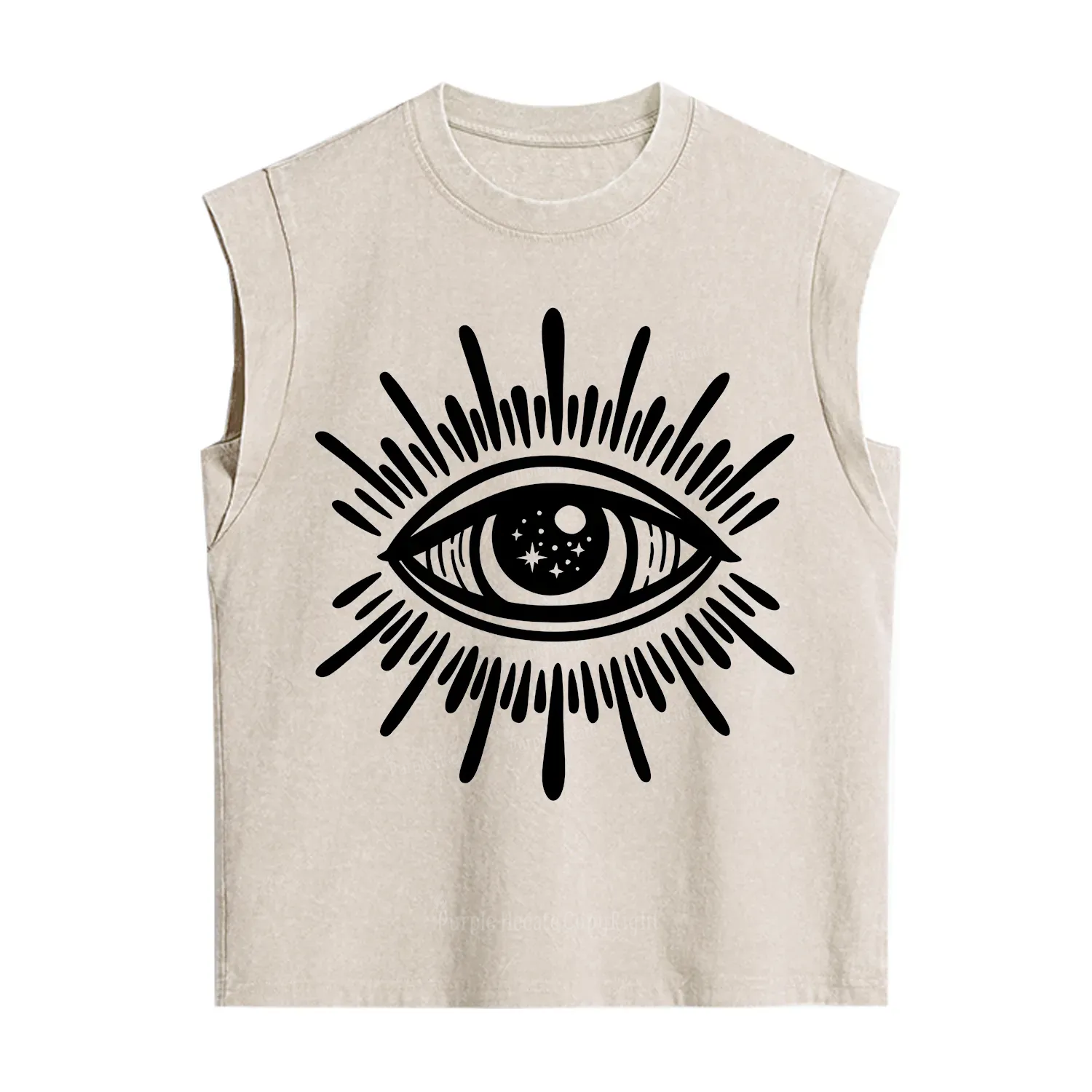 Purplehecate Evil Eye Vintage Washed Tank