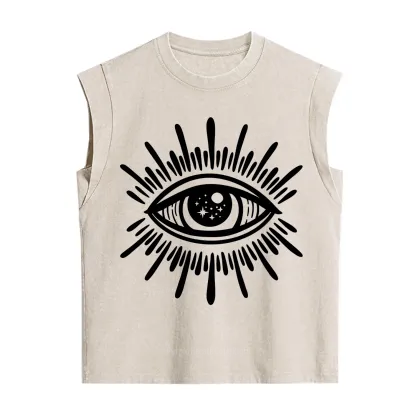 Purplehecate Evil Eye Vintage Washed Tank