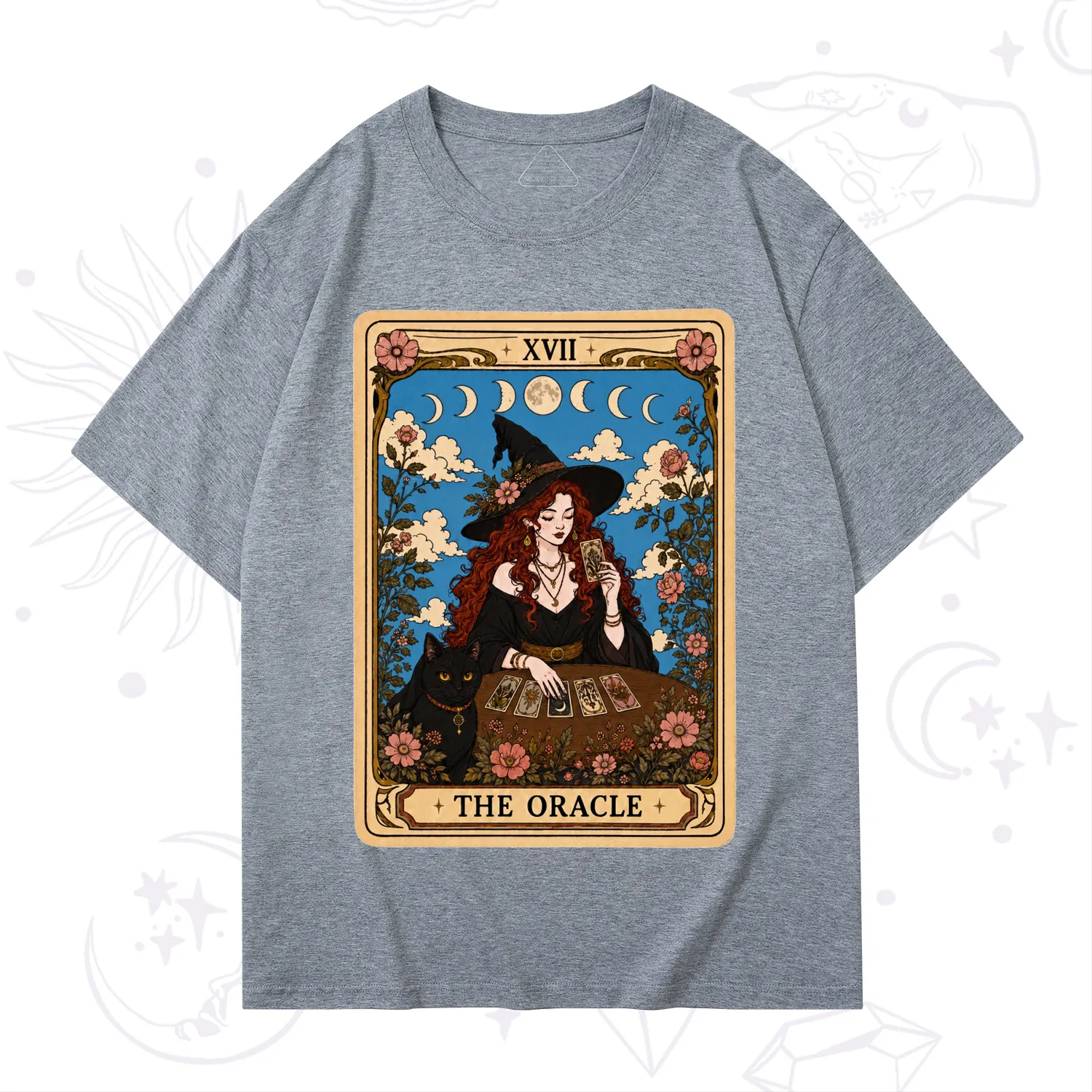 Purplehecate The Oracle Witch Tarot T-Shirt