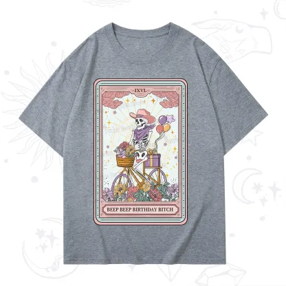 Purplehecate The Beep Beep Birthday Bitch Tarot T-Shirt