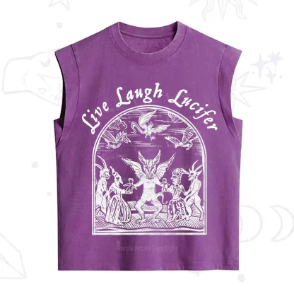 Purplehecate Live Laugh Lucifer Vintage Washed Tank