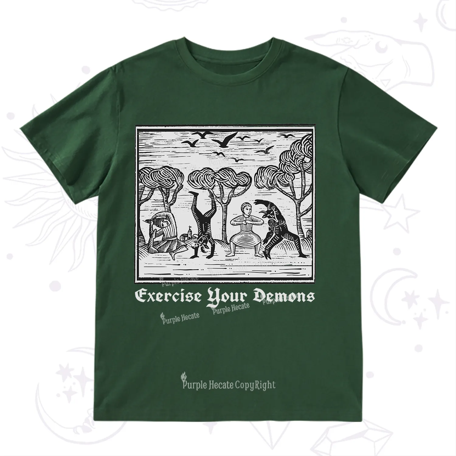 Purplehecate Exercise Your Demons T-Shirt