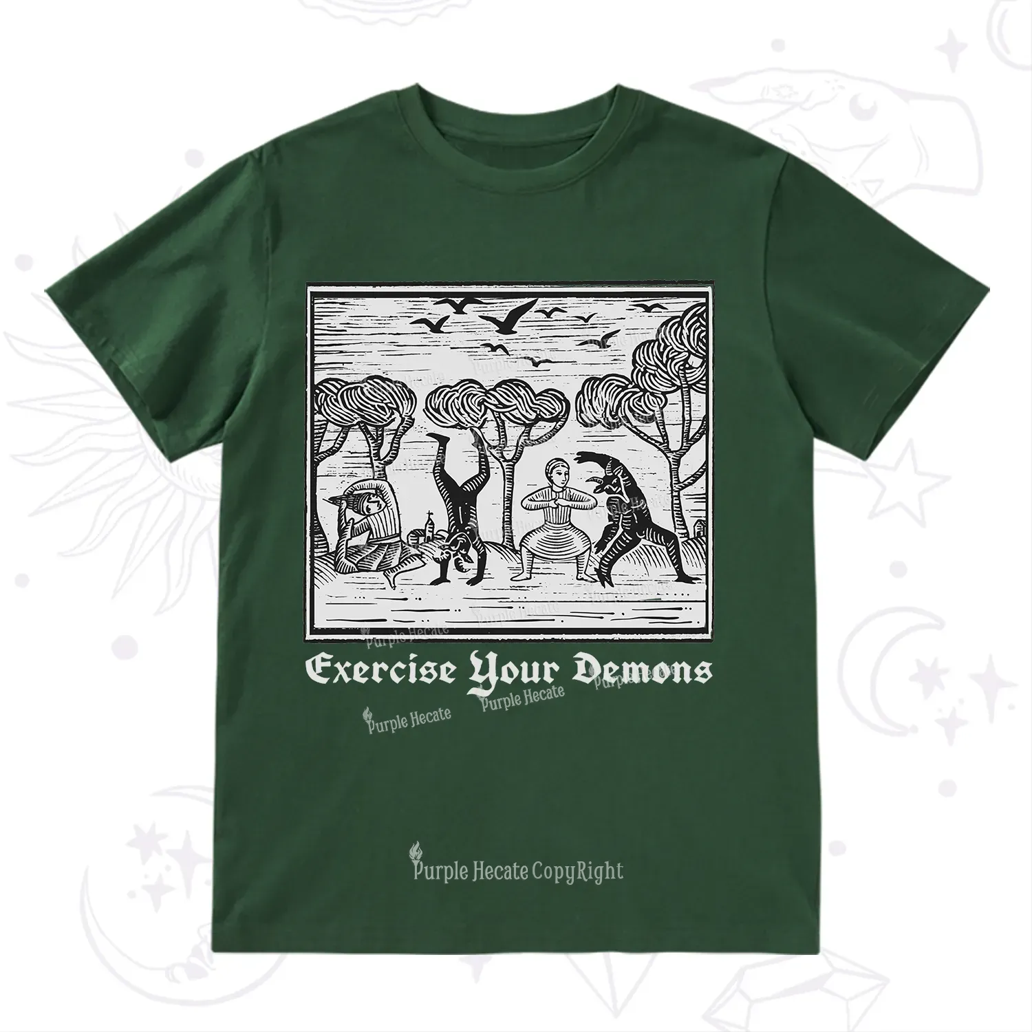 Purplehecate Exercise Your Demons T-Shirt