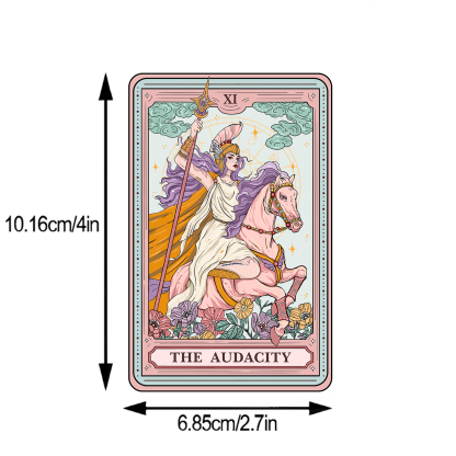 Purplehecate The Audacity Tarot Card Sticker