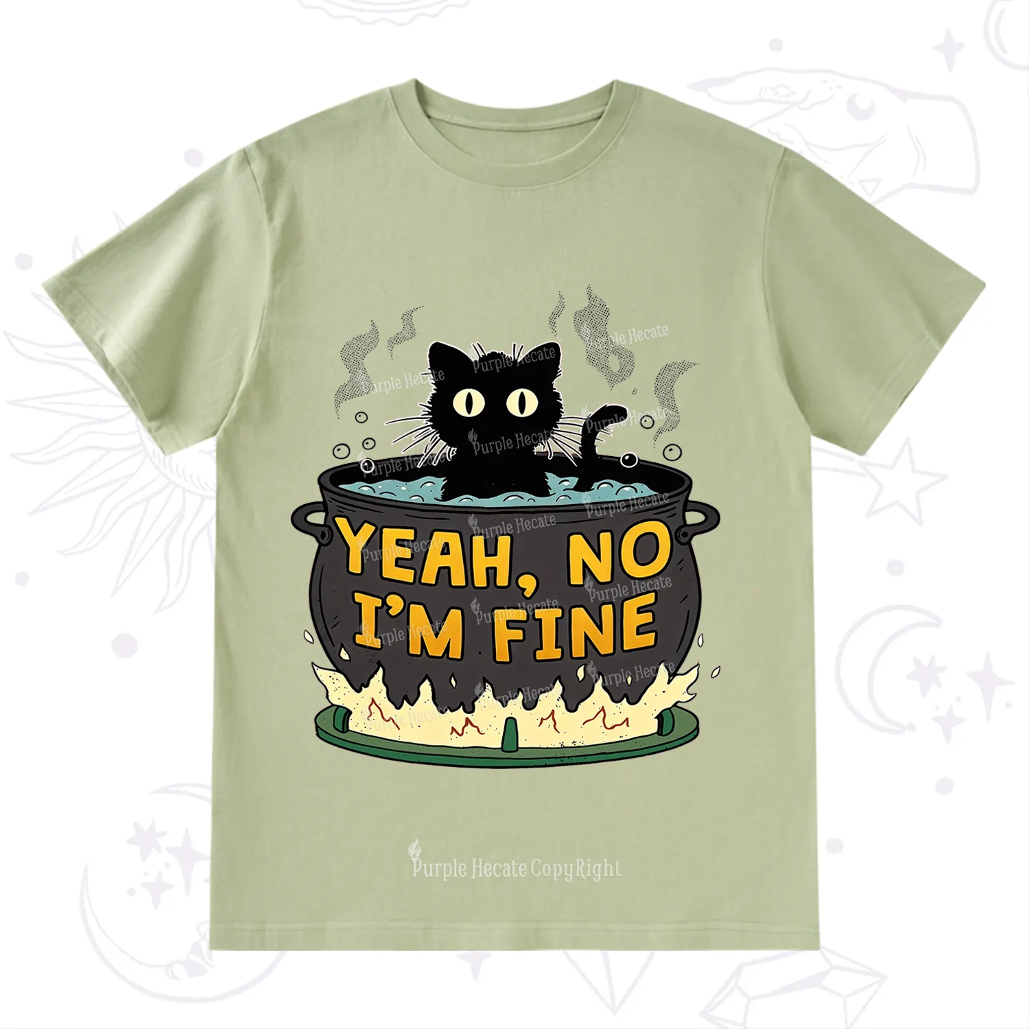 Purplehecate Yeah No I'm Fine T-Shirt