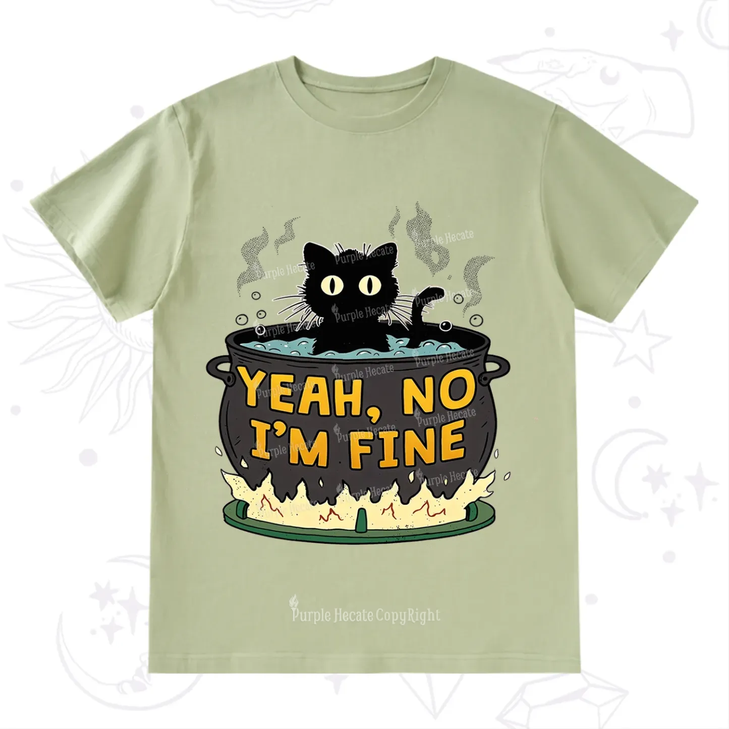 Purplehecate Yeah No I'm Fine T-Shirt