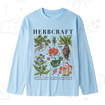 Purplehecate Magical Herbcraft Slub Long Sleeve T-Shirt