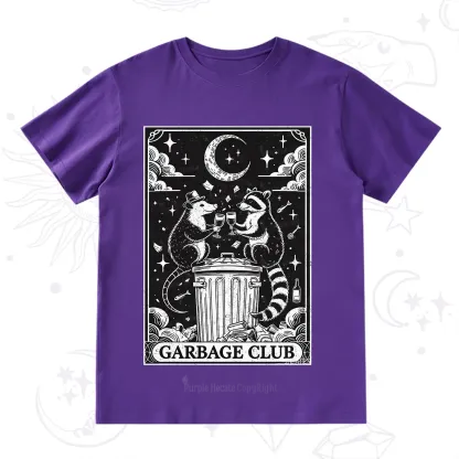Purplehecate The Garbage Club Tarot Raccoon Party T-Shirt