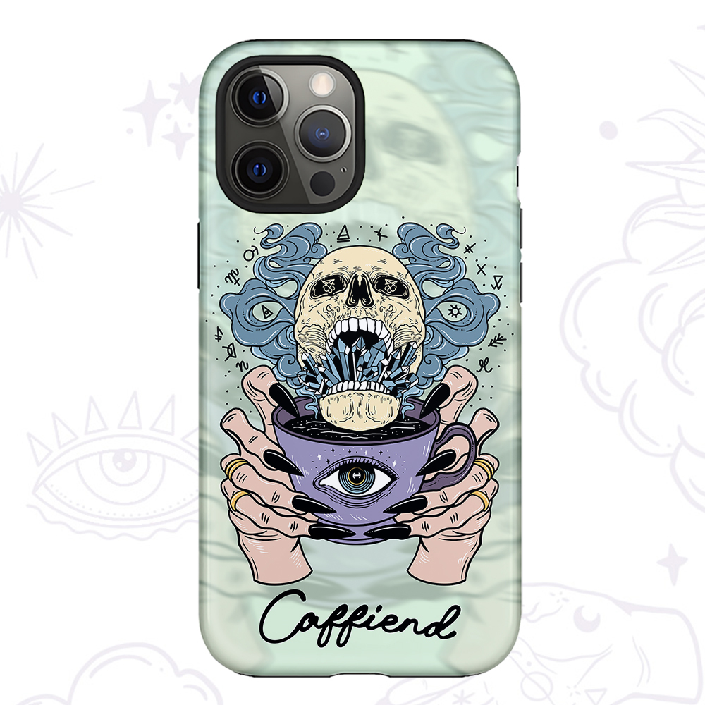 Purplehecate Caffiend Collage Phone Case