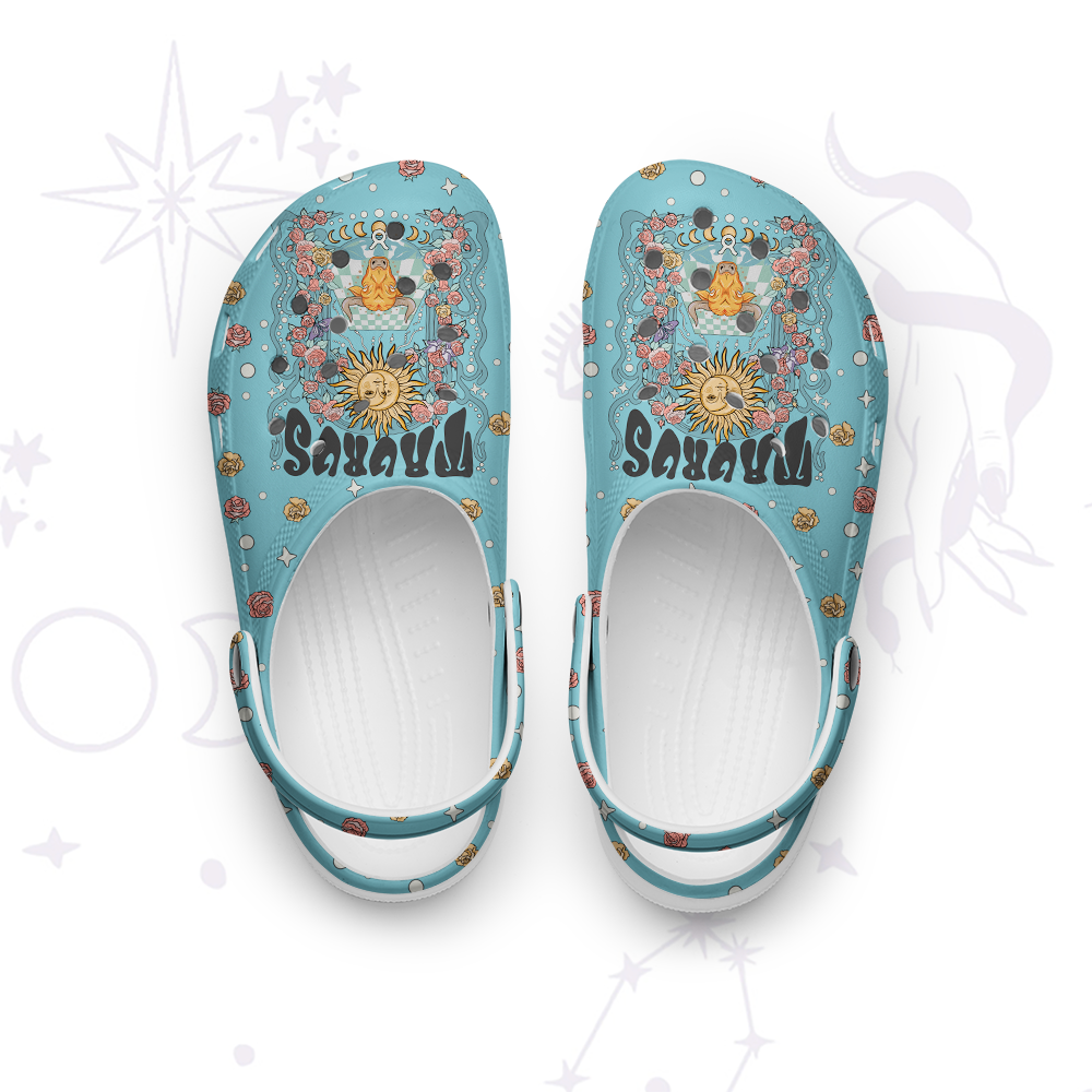 Purplehecate Taurus Spirit Zodiac Rubber Clogs