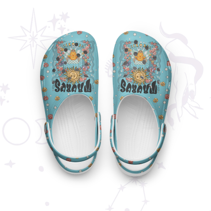 Purplehecate Taurus Spirit Zodiac Rubber Clogs